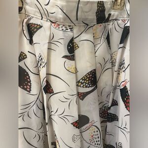 Old Navy Pleated Bird Print